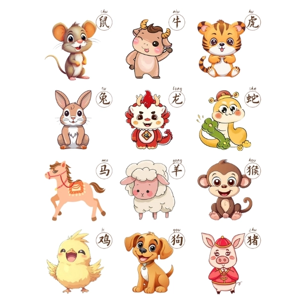 12 con giáp chibi độc đáo