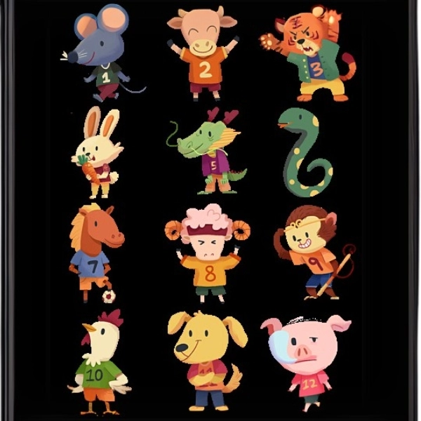 12 con giáp chibi