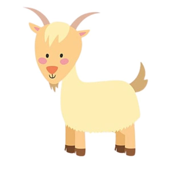 hình ảnh con dê chibi đáng yêu