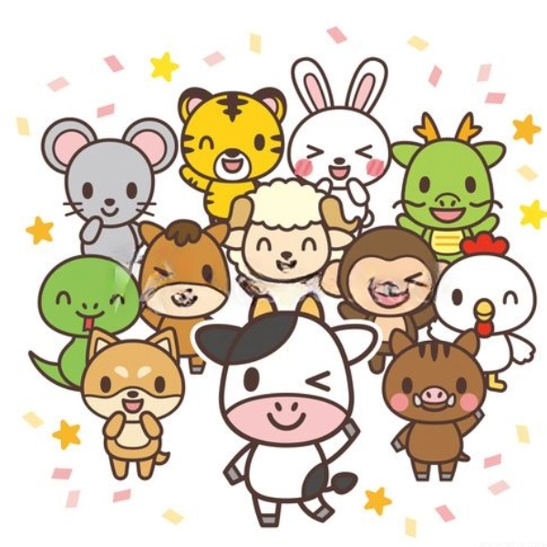 ảnh 12 con giáp chibi ngộ nghĩnh
