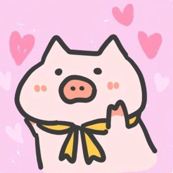 ảnh chibi con heo xinh iu
