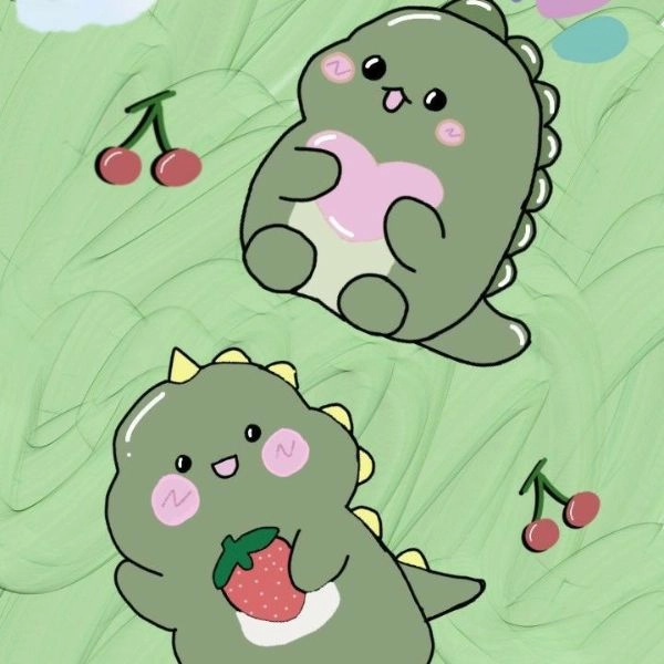 ảnh chibi khủng long đẹp