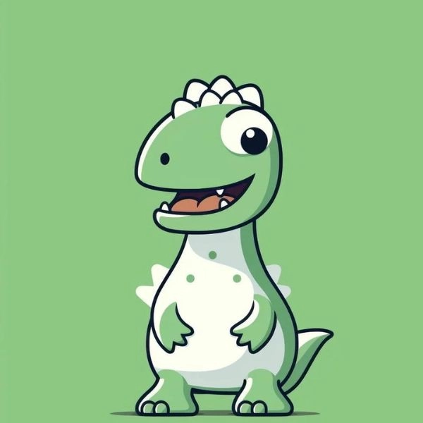 Chibi khủng long ngọt ngào