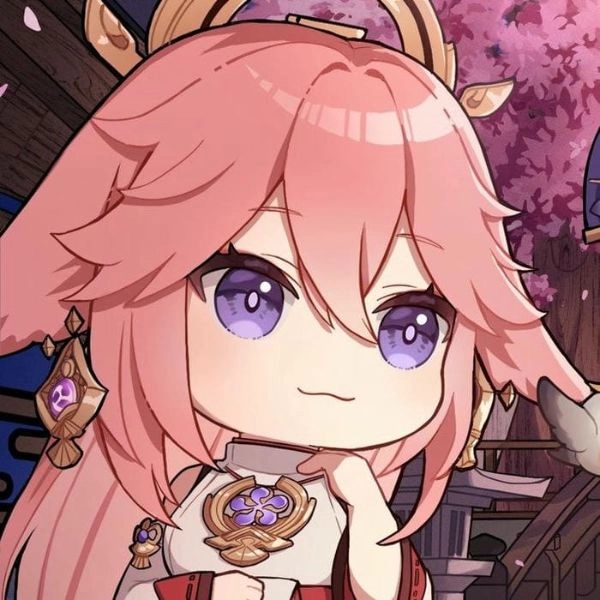 ảnh chibi yae miko cực dễ thương