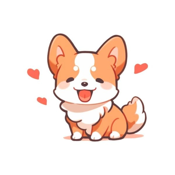 Hình ảnh con chó chibi đẹp
