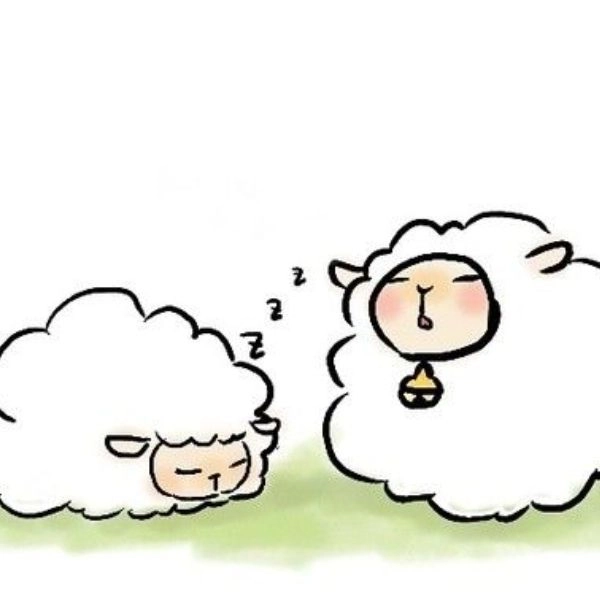 ảnh con cừu chibi cute