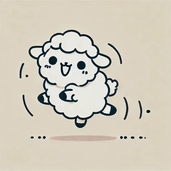 ảnh con cừu chibi dễ thương