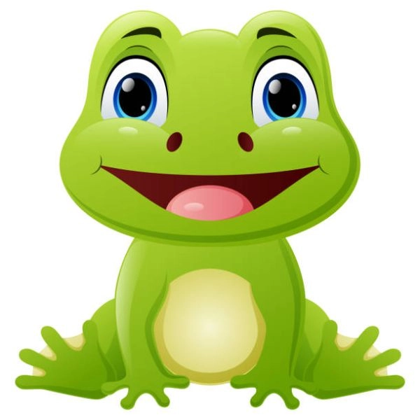 ảnh con ếch chibi cute