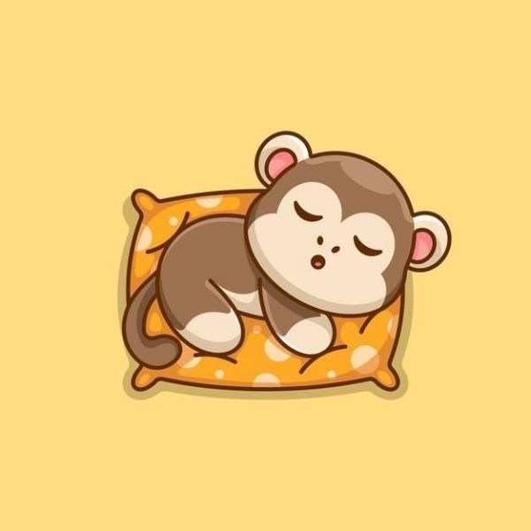 Khỉ đáng yêu phong cách chibi
