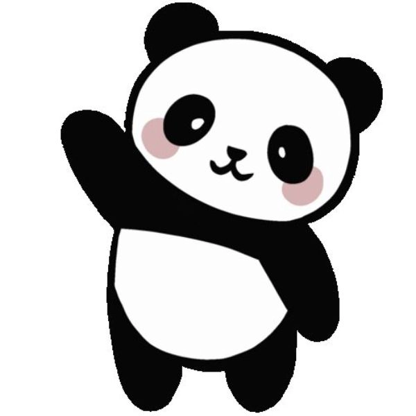 Ảnh gấu trúc kiểu chibi cute