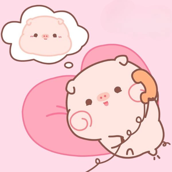 ảnh lợn chibi cute