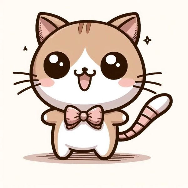 ảnh mèo chibi cute xinh