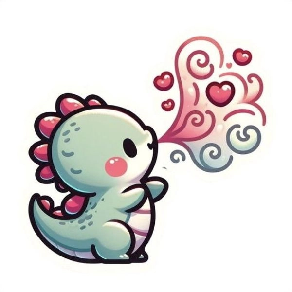 ảnh chibi rồng dễ thương 