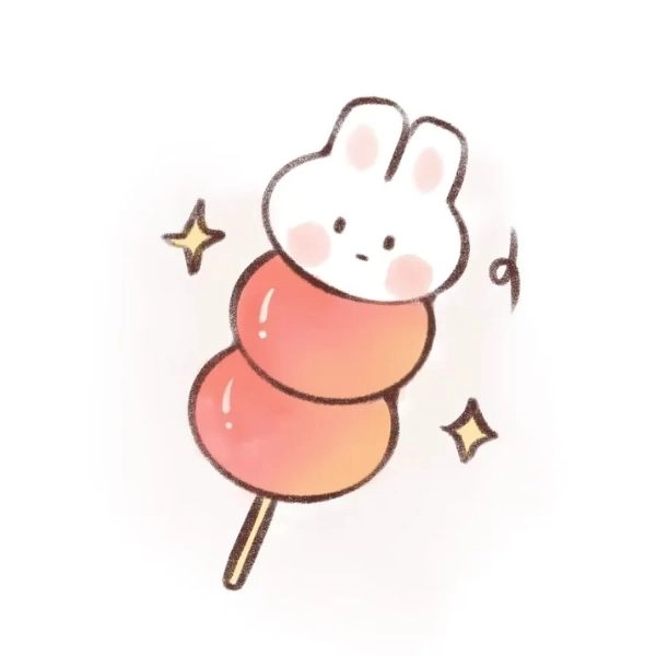 Hình ảnh thỏ chibi màu sắc dễ thương