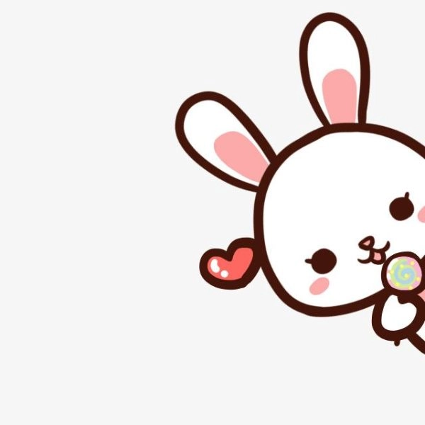 Hình ảnh thỏ chibi cute dễ thương