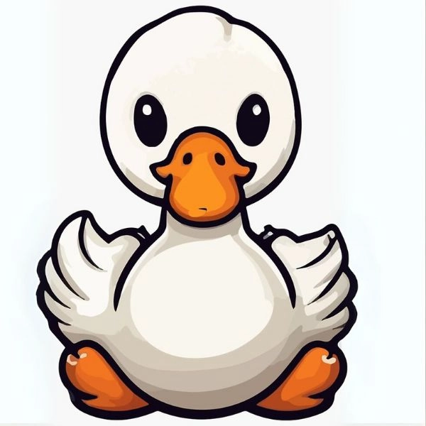 ảnh vịt chibi cute