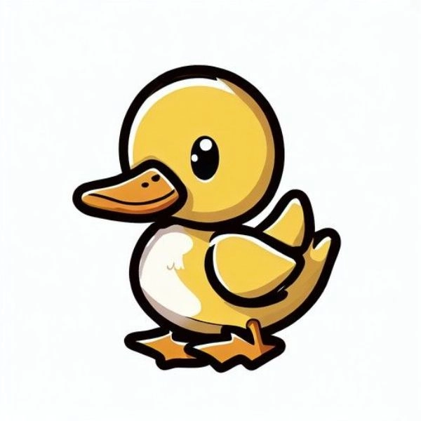 ảnh vịt cute chibi