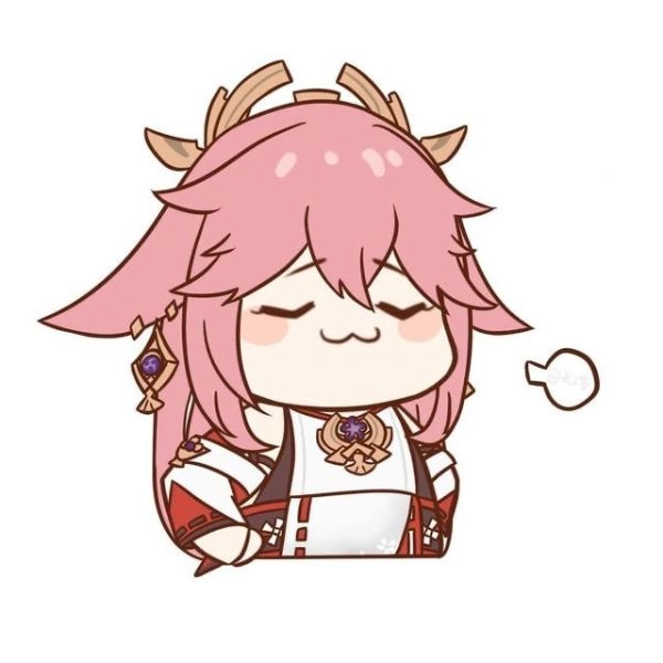 ảnh yae miko chibi cực cute