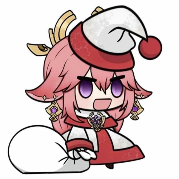 ảnh yae miko chibi đáng yêu