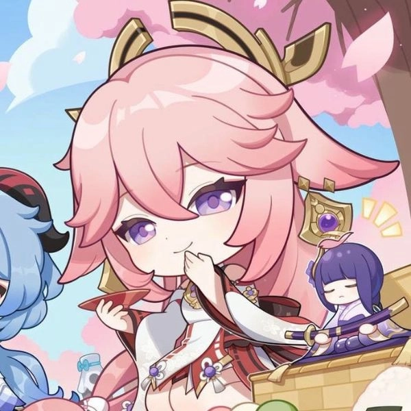 ảnh yae miko chibi siêu cute