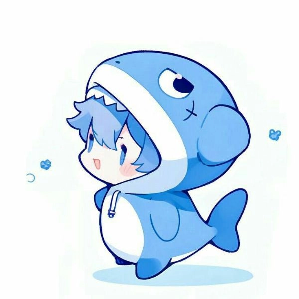 cá mập chibi hoá trang