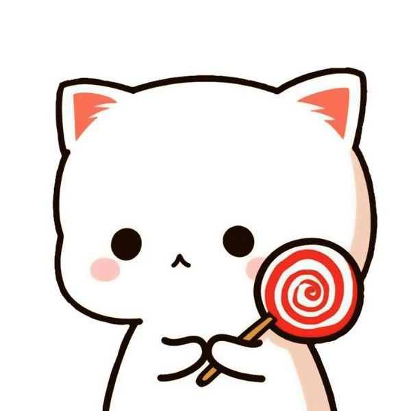 Hình mèo cute chibi xinh xắn