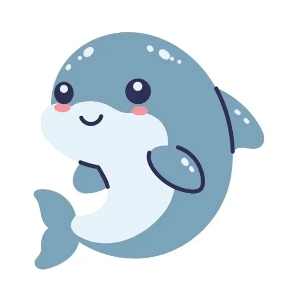 chibi cá heo cute