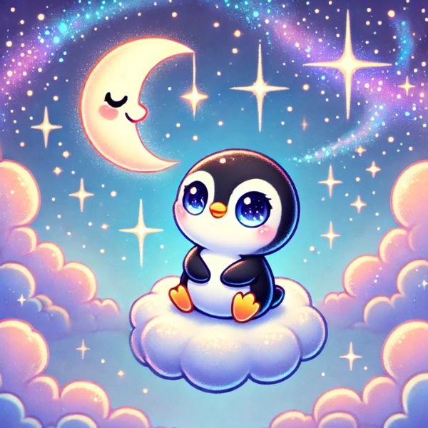 chim cánh cụt chibi xinh iu
