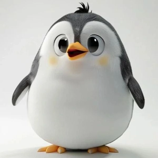 chim cánh cụt chibi