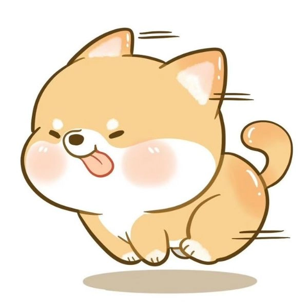 Con chó chibi dễ thương