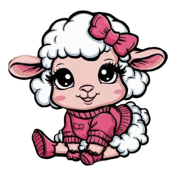 con cừu chibi xinh yêu