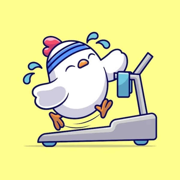 gà con chibi cute dễ mến