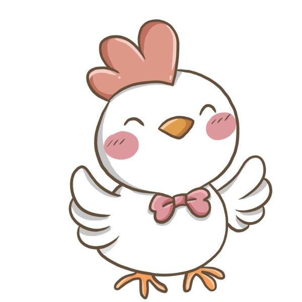 avatar gà con chibi cute đáng yêu