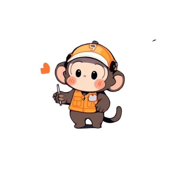 Ảnh vẽ chibi con khỉ cute