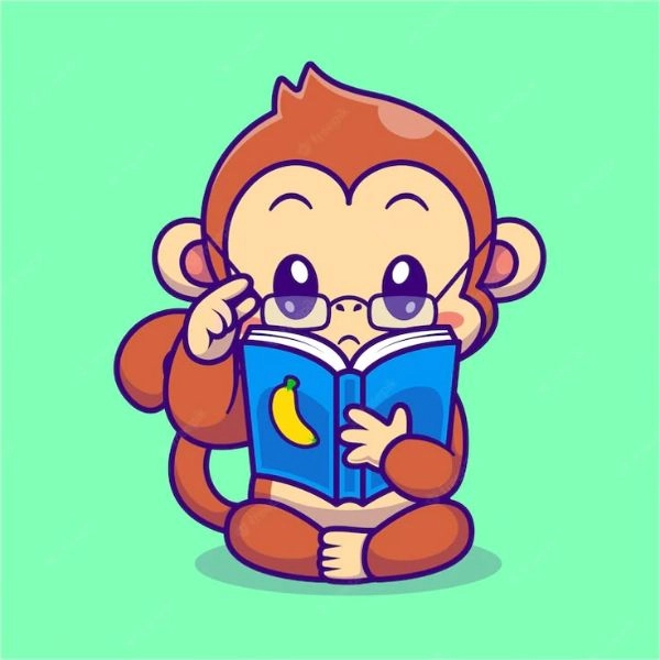 Khỉ hoạt hình chibi