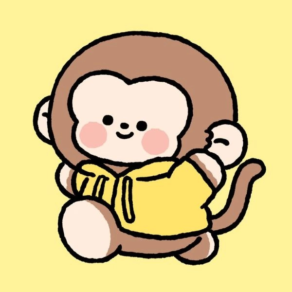 Con khỉ chibi dễ thương