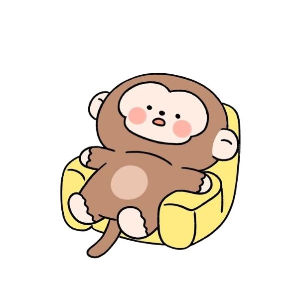 Ảnh khỉ chibi dễ thương