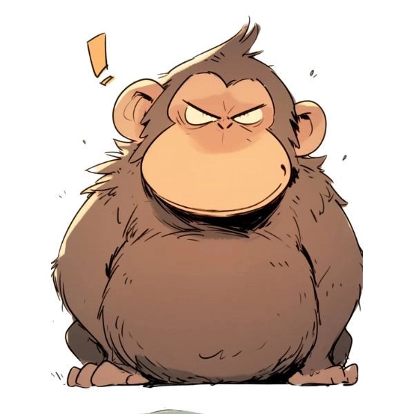 Khỉ chibi đáng yêu