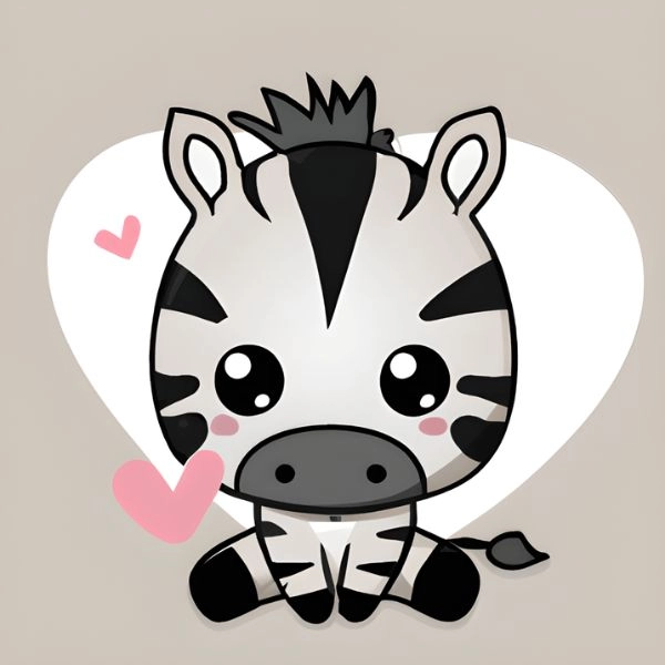 hình con ngựa chibi dễ thương