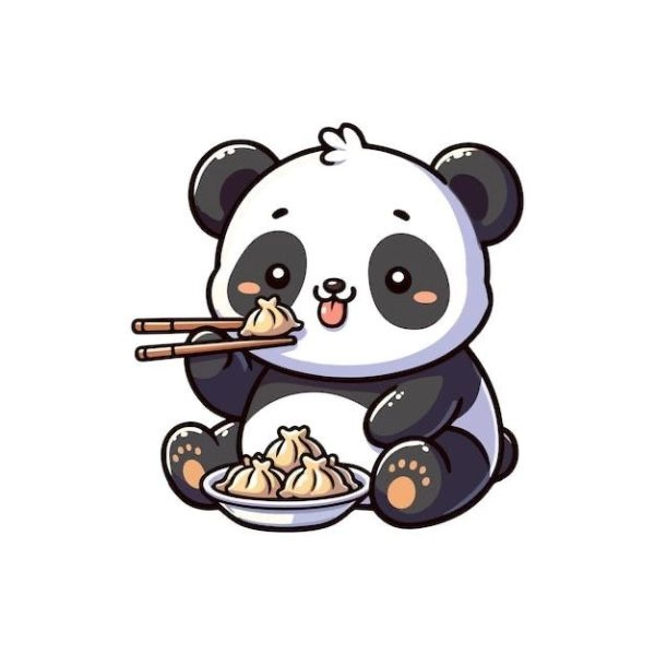 chibi panda ngộ nghĩnh