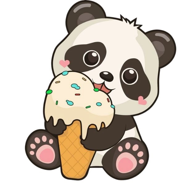 Hình gấu cute chibi siêu dễ thương