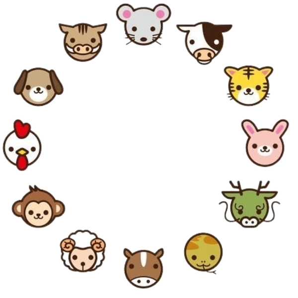 hình ảnh 12 con giáp chibi ấn tượng
