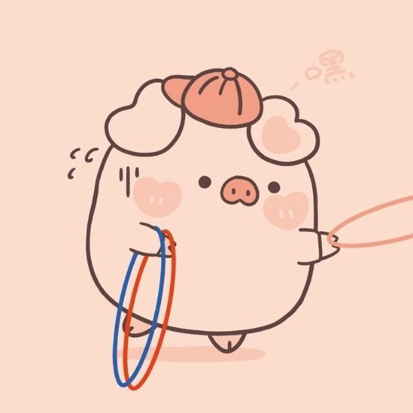 hình ảnh con lợn chibi