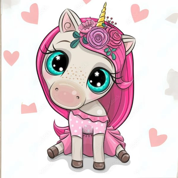 hình ảnh con ngựa chibi xinh đẹp