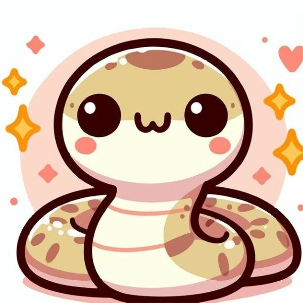 hình ảnh con rắn chibi đáng iu