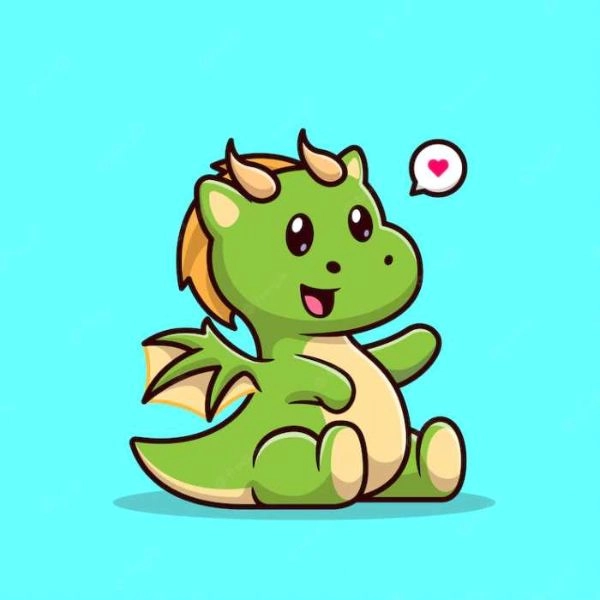 Rồng cute chibi đáng yêu