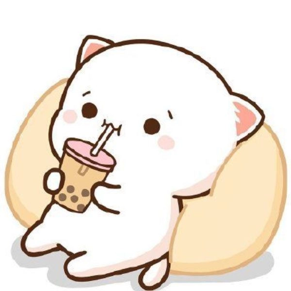 Ảnh mèo cute chibi dễ thương