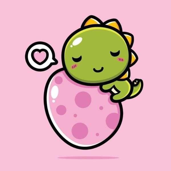Ảnh rồng chibi cute dễ thương