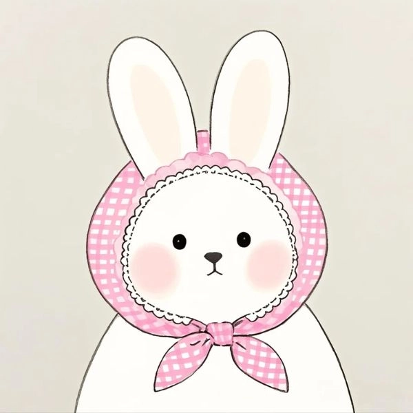 Thỏ chibi đẹp dễ thương