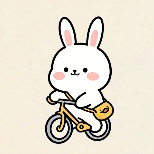 Hình ảnh thỏ dễ thương kiểu chibi